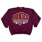Vintage 90s VT Virginia Tech University Hokies Pullover Sweatshirt Men’s XL