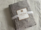 Pottery Barn Teen ruched duvet cover - gray, twin - NEW