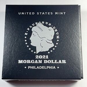2021-P Morgan Silver Dollar Philadelphia In OGP - READ! 21XE