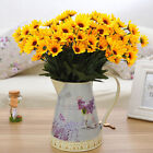 15-Head Artificial Sunflower Silk Fake Flowers Bouquet Wedding Floral Home Decor
