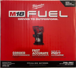 Milwaukee 2723-20 M18 Fuel Compact Router (bare tool) NEW