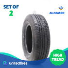 Set of (2) Used 235/70R16 Goodyear Eagle RS-A 104T - 10.5/32