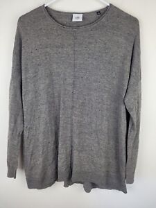 Cabi Oversized Sweater Womens XS Gray Pullover Relaxed Lightweight Casual