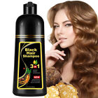 Instant Black Hair Dye Shampoo 3 In 1 For Gray Hair Coverage For Women & Men