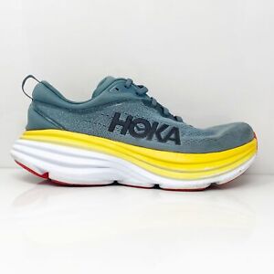 Hoka One One Mens Bondi 8 1123202 GBMS Blue Running Shoes Sneakers Size 10 D