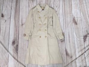 Woman's Burberrys vintage Trench coat novacheck Beige S-M.