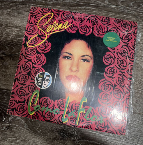 SELENA Quintanilla Como La Flor OG VINYL LP!  RARE! VG+  Venezuela Release