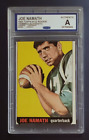 Joe Namath ROOKIE 1965 Topps #122 Graded by CCG AUTHENTIC Condition is Nice