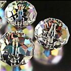 20 Clear Rondelle Beads Glass Crystal Faceted 6x4mm Jewelry Supplies