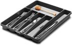 madesmart BPA-Free Classic Silverware 6-Compartments Drawer Organizer Tray_Large
