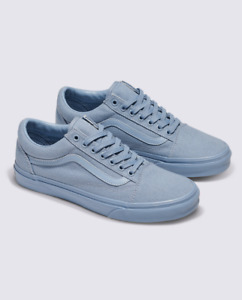 Vans OLD SKOOL Dusty Blue MONO VN000CT8DSB Unisex Low Top Skateboard Shoes