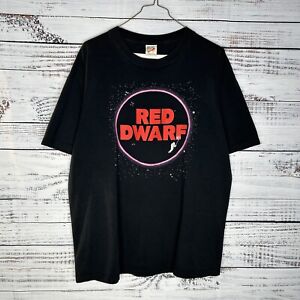 Vintage Red Dwarf Sci-Fi British Sitcom BBC Smeg Off TV Promo T-Shirt Mens Large