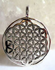 Flower of Life 925 Silver Pendant Reiki Sacred Geometry New Age Spirituality
