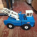 Vintage Mighty TONKA Double Boom 24 Hour SERVICE WRECKER TOW TRUCK TOY