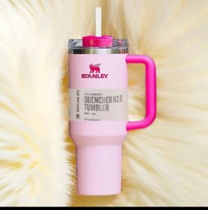 New ListingStanley 40oz Flamingo Pink Tumbler Stainless Steel H2.0 FlowState Quencher