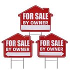 Syiomlis 3PC For Sale By Owner Yard Sign, 15