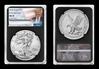 2023  SILVER EAGLE $1 TRUMP 45TH PRESIDENT BLACK CORE / NGC MS 70 EARLY RELEASES