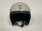 Vintage 1976 BELL RT Open Faced Helmet Size 7 1/4 White Motocross Off Road AHRMA