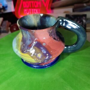 New Listing Phatbottompottery Rainbow mug 16 oz