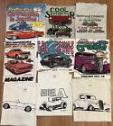 Lot Of 9 Vintage 80's 90's Classic Car Show Cars & Muscle Cars T-Shirts Men's
