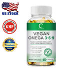 Omega 3 6 9 Vegan Capsules 1360mg High Strength Fatty Acids Immune Support