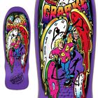 Santa Cruz Claus Grabke Melting Clocks Skateboard Deck new shrink Purple Dali