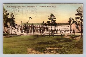 Southern Pines NC-North Carolina, Mid-Pines Country Club, Vintage Postcard