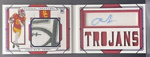 2021 National Treasures COLLEGIATE AMON-RA ST. BROWN Bowl Patch AUTO BOOKLET /5