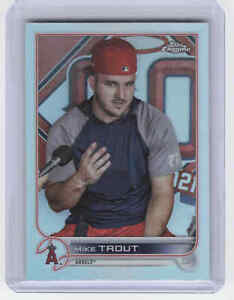 2022 Topps Chrome #200 Mike Trout SP Image Variation Refractor