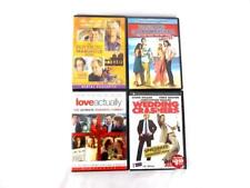 Lot of 4 Romantic Comedy Drama DVD Movies Love Actually Wedding Crashers