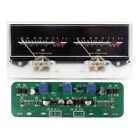 Stereo Amplifier Board Double Pointer VU Meter Sound Level Indicator with Driver