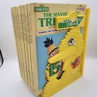 Vintage Sesame Street Library COMPLETE SET Books 1-15 w Big Bird Book Holder