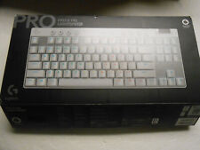 Logitech G PRO X TKL Wireless Gaming Keyboard - White, US English (Tactile...