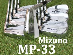 Mizuno MP-33 DG X100 3-P 8 piece set muscle back iron USED