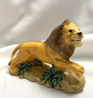 New ListingVintage Glossy Lion Ceramic Figurine Signed 7