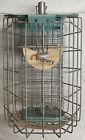 THE NUTTERY Metal Caged Easy to Fill Year-Round Suet Cake Large Bird Feeder