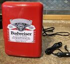 Budweiser Beer Mini Fridge Compact Refrigerator 6 Cans AC & DC Cords