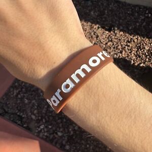 Paramore This Is Why Inspired Brown Silicone Rubber Wristband Bracelet New