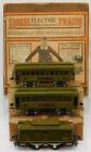 BOXED Lionel #347E w/ 8E Standard gauge passenger Set Olive 337 338 1920s Prewar