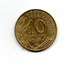 1986 FRANCE 10 CENTIMES REPUBLIQUE FRANCAISE CIRCULATED COIN #FC1124 FREE S&H!
