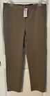 Chicos Size 2.5 Pants Taupe Ponte Knit NWT $59.95