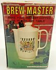Brew Master Kitchen Coffee & Espresso Maker, Tea - Floral Pattern 4 Cups Vintage
