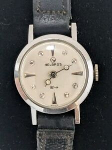 Vintage Beautiful Helbros Because Ladies Watch Great Condition Runs And Keeps...