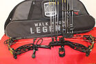 Bear Whitetail Legend Compound Bow with Case and Arrows