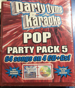 🎥 Party Tyme Karaoke: Pop Party Pack 5, 64 Songs- 🆕