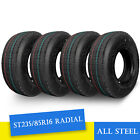 4 NEW ST235/85R16 Trailer Tire 14 Ply All Steel ST Radial Load Range G 235 85 16