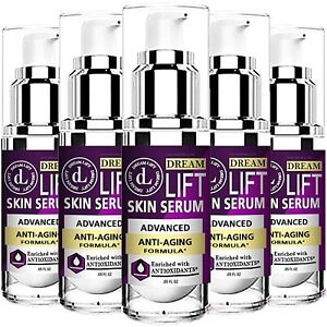 Dream Lift Skin Serum Cream Anti Aging Formula 2.5 oz (5 Pack)
