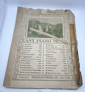 Vintage Sheet Music | McKinley Music Company | Rustic Dange | Early 1900s