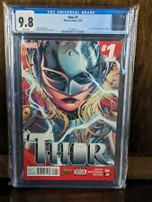 Marvel Comics Thor #1 CGC 9.8 2014 Jane Foster becomes Thor