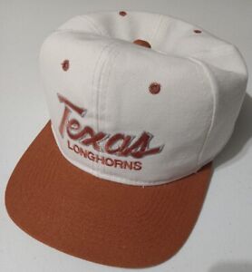 Vintage Texas Longhorns Sports Specialties Script Snapback Hat Cap